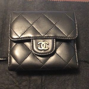 Chanel Lambskin Compact Wallet